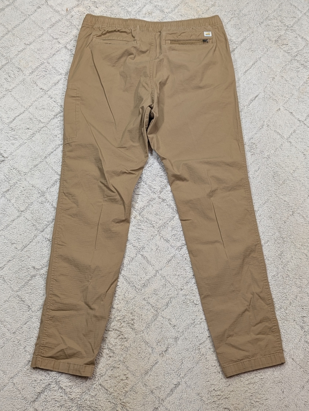 Vuori Pants Mens XL Beige Khaki Ripstop Climber Durable Slim Fit Hiking Trail - Picture 5 of 6